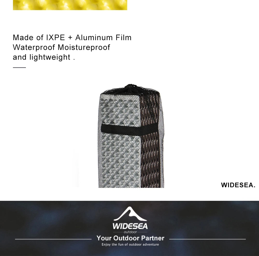 Widesea Portable Camping Mat – Waterproof Foam Sleeping Pad for Travel & Trekking